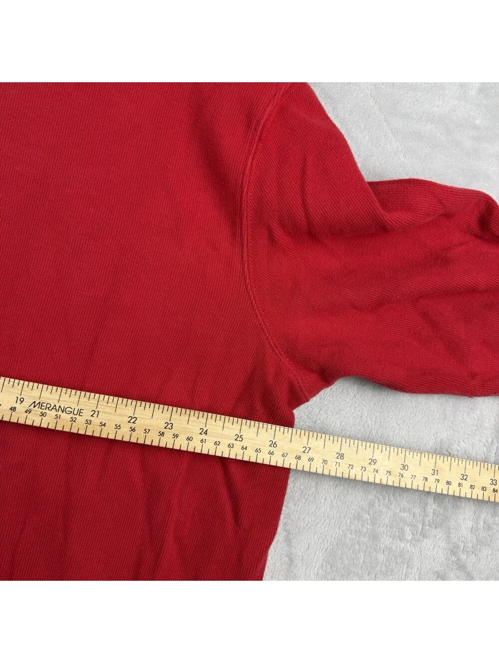 Polo Ralph Lauren Red Shawl Collar Pullover Sweatshirt Cotton Pony Logo Men XXL